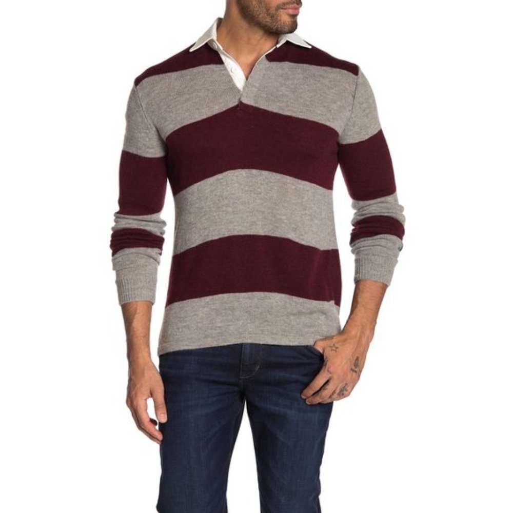 Slate & Stone Knit Rugby Sweater